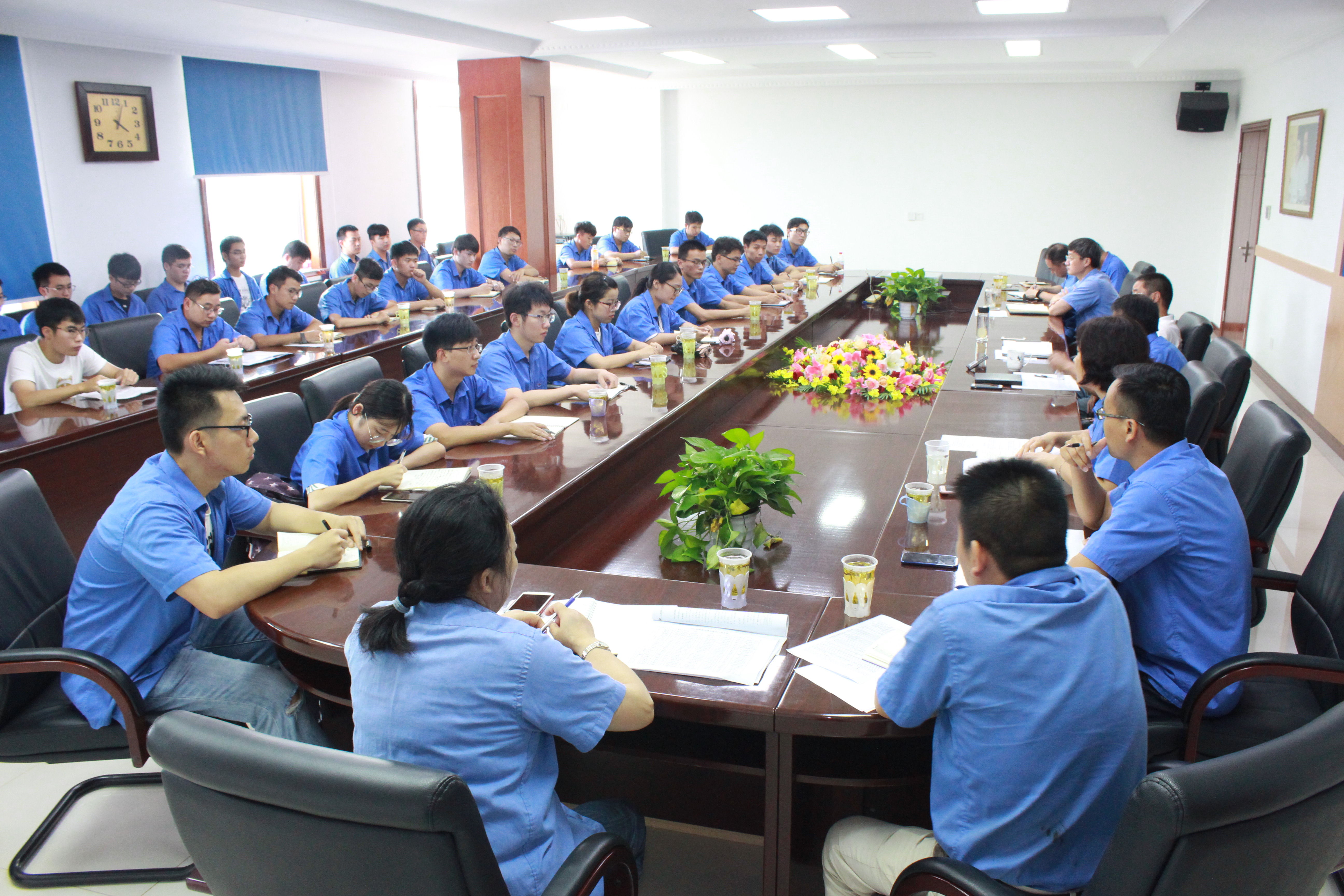 “你的想法，我在意”——上上電纜召開2018年新進大學生溝通座談會